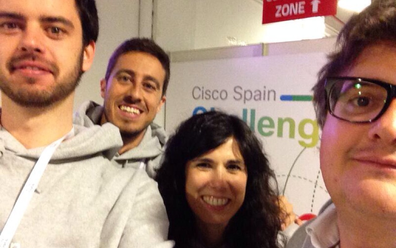 Equipo participante en el Cisco Spain Challenge